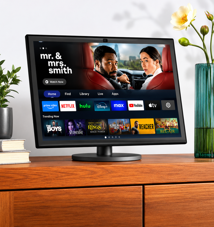 15.6" Full HD Smart Display with Fire TV, Alexa Voice Assistant, Smart Home Hub, Video Calling, Family Organizer & Digital Photo Frame