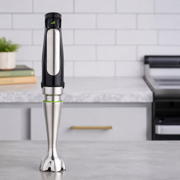 Immersion Hand Blender 3-in-1 with Food Chopper & Whisk